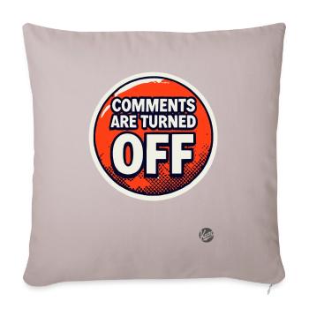Comments Off on Red Button - Sofa pillowcase 17,3'' x 17,3'' (45 x 45 cm) - light taupe - Front