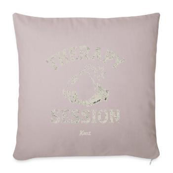 Bombe de séance de thérapie par la main - Housse de coussin décorative 45 x 45 cm - taupe clair - Devant