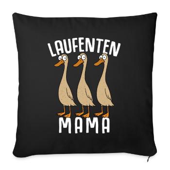 Duck Duck Keeper Duck Breeder Duck Breeder - Sofa pillowcase 17,3'' x 17,3'' (45 x 45 cm) - black - Front