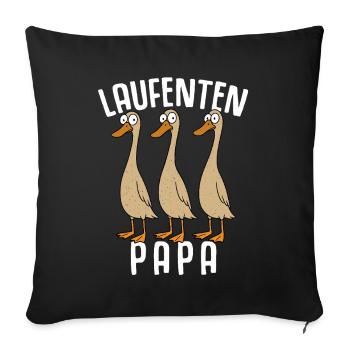 Duck Duck Breeder Duck Hutch Gift - Sofa pillowcase 17,3'' x 17,3'' (45 x 45 cm) - black - Front