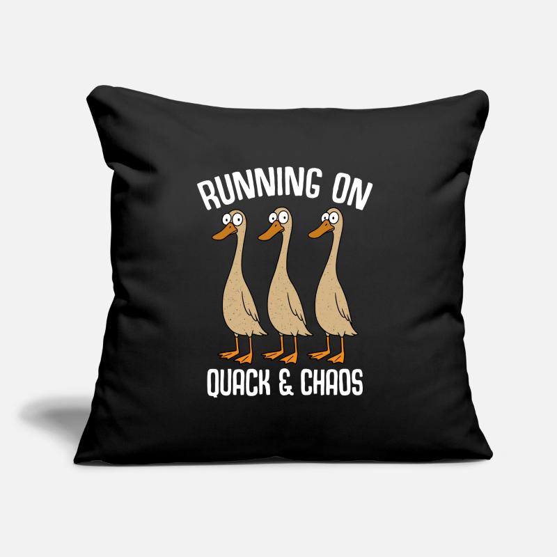 Canard maman canard papa canard élevage canard élevage canards race Housse de coussin décorative 45 x 45 cm
