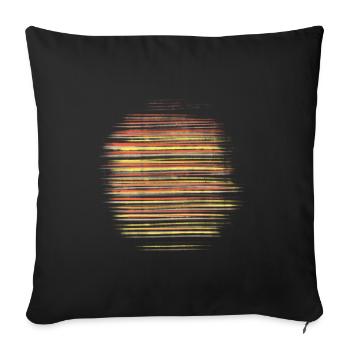 Le soleil vibrant est une excellente mode pour tous les temps. - Housse de coussin décorative 45 x 45 cm - noir - Devant
