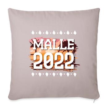 Malle 2022 - Sofa pillowcase 17,3'' x 17,3'' (45 x 45 cm) - light taupe - Front