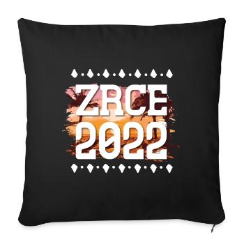Zrce 2022 - Housse de coussin décorative 45 x 45 cm - noir - Devant