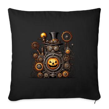 halloween machine - Sofa pillowcase 17,3'' x 17,3'' (45 x 45 cm) - black - Front