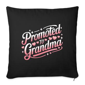 Grandma Grandmother Mother's Day Family - Sofa pillowcase 17,3'' x 17,3'' (45 x 45 cm) - black - Front
