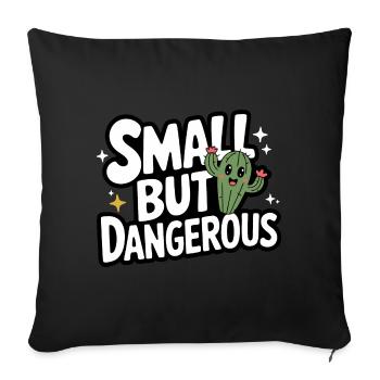 Cactus Cacti Desert Plant - Sofa pillowcase 17,3'' x 17,3'' (45 x 45 cm) - black - Front