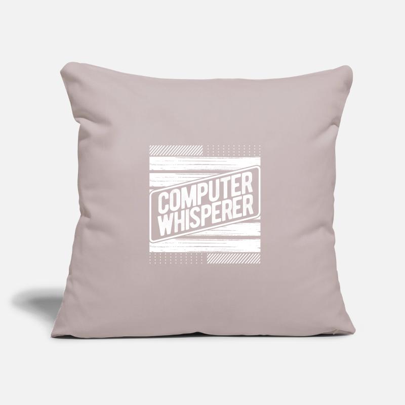 Computer Whisperer Gift Computer Gift Computer Sofa pillowcase 17,3'' x 17,3'' (45 x 45 cm)