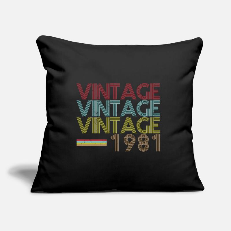 1981 Sofa pillowcase 17,3'' x 17,3'' (45 x 45 cm)