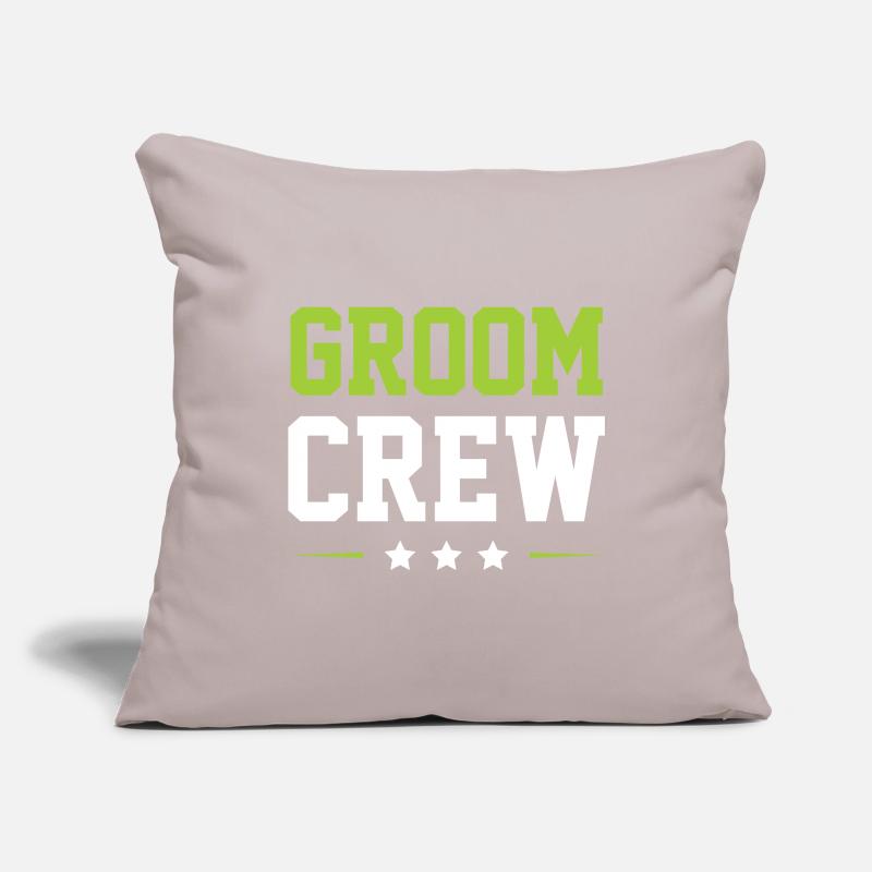 Groom Crew Sofa pillowcase 17,3'' x 17,3'' (45 x 45 cm)
