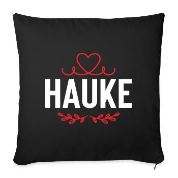Jennifer - Sofa pillowcase 17,3'' x 17,3'' (45 x 45 cm) - black - Front