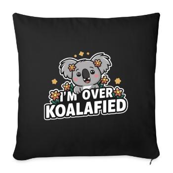 Koala Koala Koala Bear Animal - Sofa pillowcase 17,3'' x 17,3'' (45 x 45 cm) - black - Front