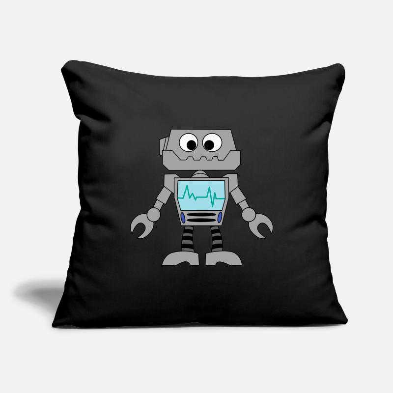 Roboter Technik Computer Elektronik Geschenkidee Sofakissenbezug 45 x 45 cm