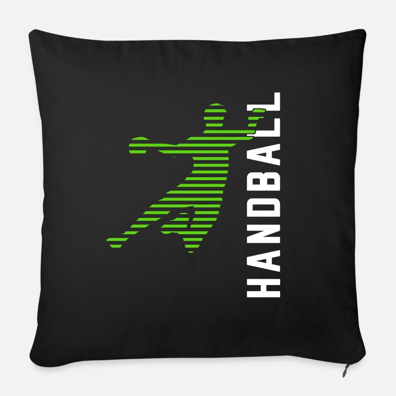 Handball - Sofakissenbezug 45 x 45 cm - Schwarz