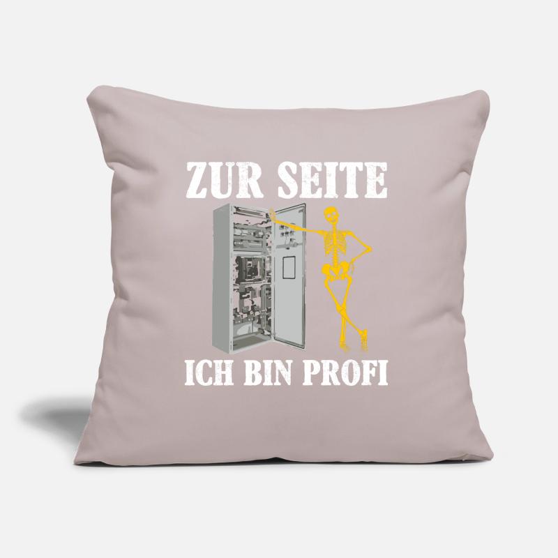 Elektriker Lustiger Spruch Beruf Geschenk Idee Sofakissenbezug 45 x 45 cm