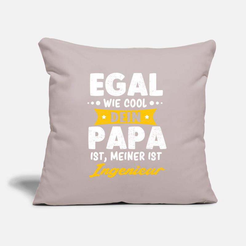 Dad engineer funny saying gift idea Sofa pillowcase 17,3'' x 17,3'' (45 x 45 cm)