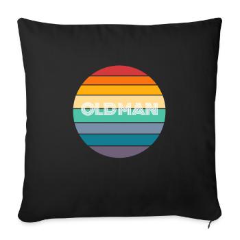 Rainbow Old man Retro Vintage - Sofakissenbezug 45 x 45 cm - Schwarz - Vorne