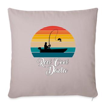 Reel Cool Dada Fishing Gifts - Sofakissenbezug 45 x 45 cm - helles Taupe - Vorne