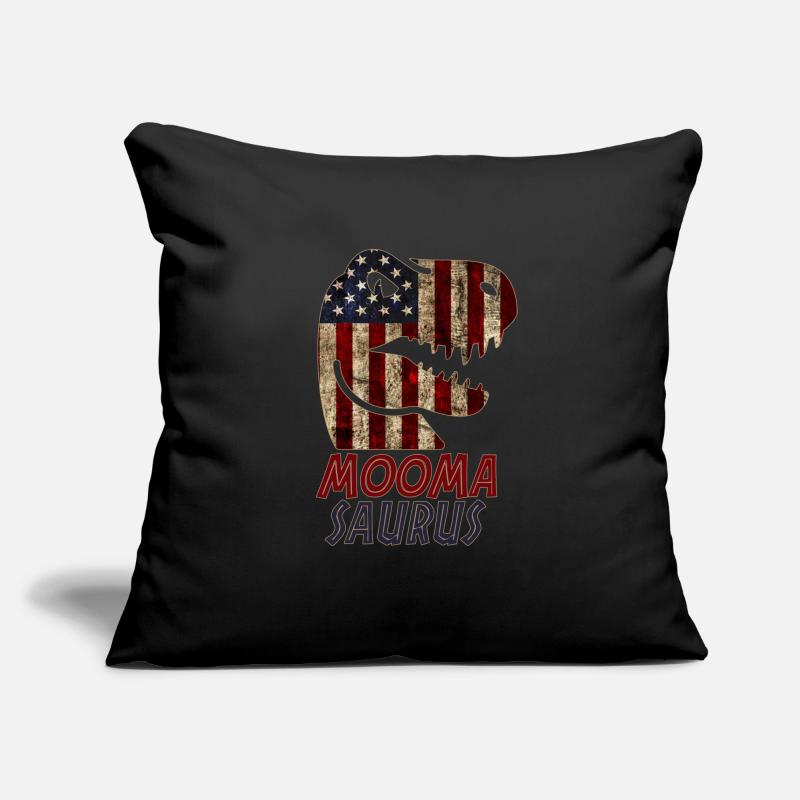 Patriotic Mooma Dinosaur Sofakissenbezug 45 x 45 cm