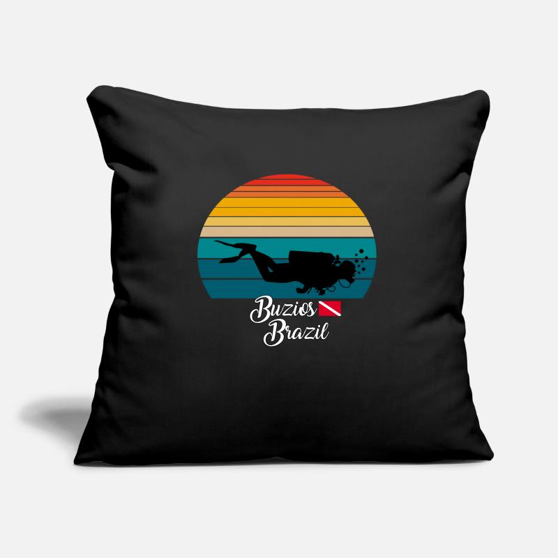 Buzios Brazil Diving Sofa pillowcase 17,3'' x 17,3'' (45 x 45 cm)
