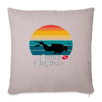 Bethlehem Pennsylvania Diving - Sofakissenbezug 45 x 45 cm - helles Taupe - Vorne