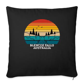 Blencoe Falls Australia - Sofakissenbezug 45 x 45 cm - Schwarz - Vorne