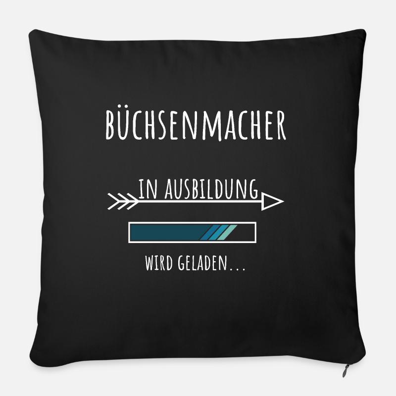 Büchsenmacher Ausbildung Beruf Geschenk - Sofakissenbezug 45 x 45 cm - Schwarz