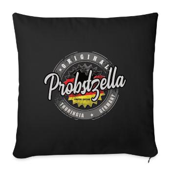 Original Germany Thüringen Probstzella - Sofakissenbezug 45 x 45 cm - Schwarz - Vorne