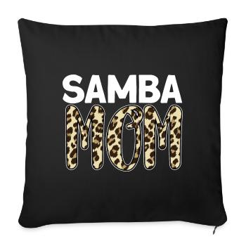 Samba - Sofakissenbezug 45 x 45 cm - Schwarz - Vorne