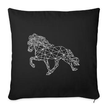 Tölter Hell - Sofa pillowcase 17,3'' x 17,3'' (45 x 45 cm) - black - Front