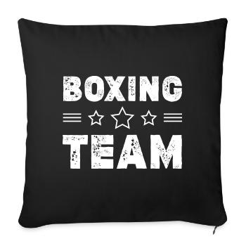 Boxing Team - Sofakissenbezug 45 x 45 cm - Schwarz - Vorne