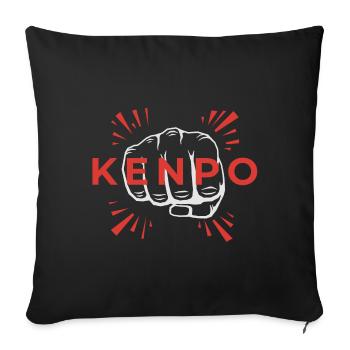 Kenpo Power Fist - Martial Arts - Sofakissenbezug 45 x 45 cm - Schwarz - Vorne