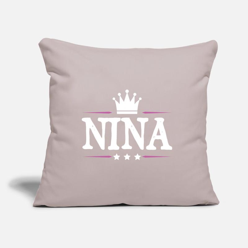 Nina Housse de coussin décorative 45 x 45 cm