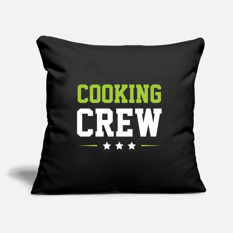 Équipe de cuisson Housse de coussin décorative 45 x 45 cm