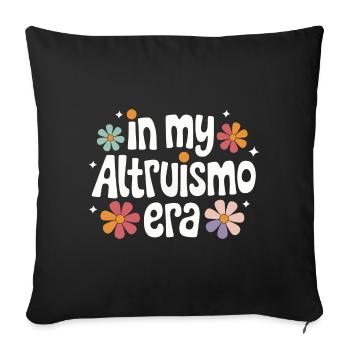 Altruismo Selfless Giving Giving School Spirit - Sofa pillowcase 17,3'' x 17,3'' (45 x 45 cm) - black - Front