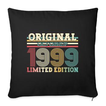 25th Birthday Legend October 1999 Volume 99 - Sofa pillowcase 17,3'' x 17,3'' (45 x 45 cm) - black - Front
