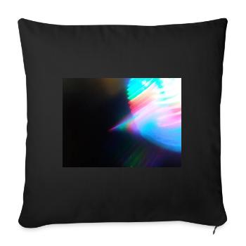 Neon Wheels - Sofakissenbezug 45 x 45 cm - Schwarz - Vorne