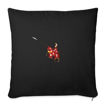 red knight - Sofakissenbezug 45 x 45 cm - Schwarz - Vorne