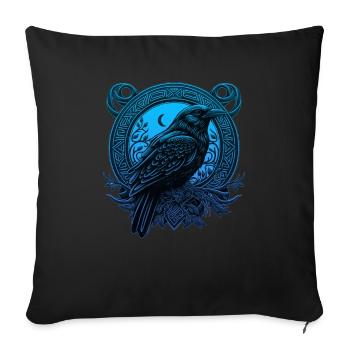 Raven Celtic - Sofa pillowcase 17,3'' x 17,3'' (45 x 45 cm) - black - Front