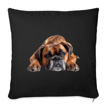 Boxer - Sofa pillowcase 17,3'' x 17,3'' (45 x 45 cm) - black - Front
