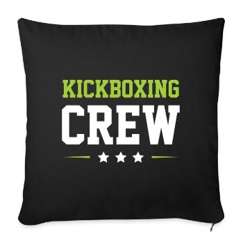 Kickboxing Crew - Sofakissenbezug 45 x 45 cm - Schwarz - Vorne
