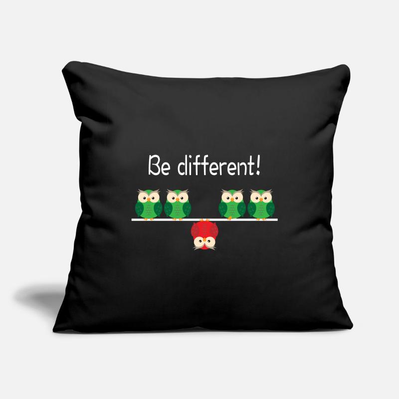 Be Different! Fun saying slogan be different Sofa pillowcase 17,3'' x 17,3'' (45 x 45 cm)