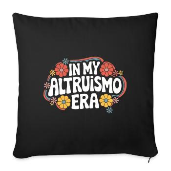 Altruismo Selfless Giving Giving School Spirit - Sofa pillowcase 17,3'' x 17,3'' (45 x 45 cm) - black - Front