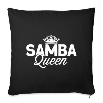 Samba - Sofakissenbezug 45 x 45 cm - Schwarz - Vorne
