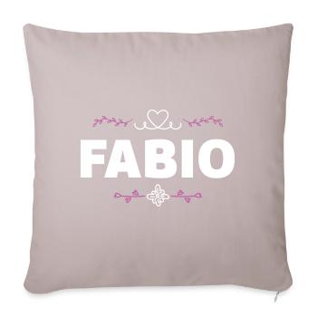 Fabio - Sofa pillowcase 17,3'' x 17,3'' (45 x 45 cm) - light taupe - Front