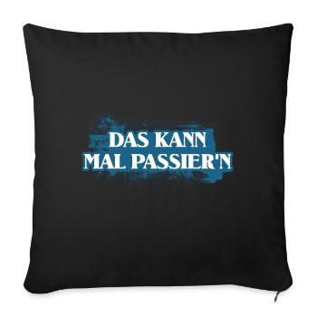 CELA PEUT ARRIVER - Housse de coussin décorative 45 x 45 cm - noir - Devant