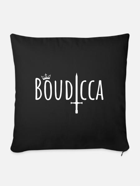 Boudicca Contrast - Sofakissenbezug 45 x 45 cm - Schwarz