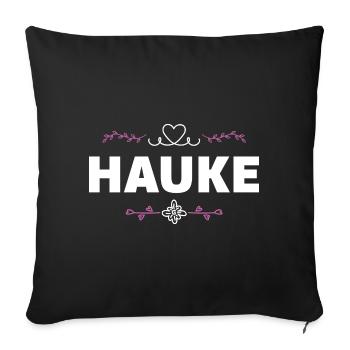 Jennifer - Sofa pillowcase 17,3'' x 17,3'' (45 x 45 cm) - black - Front