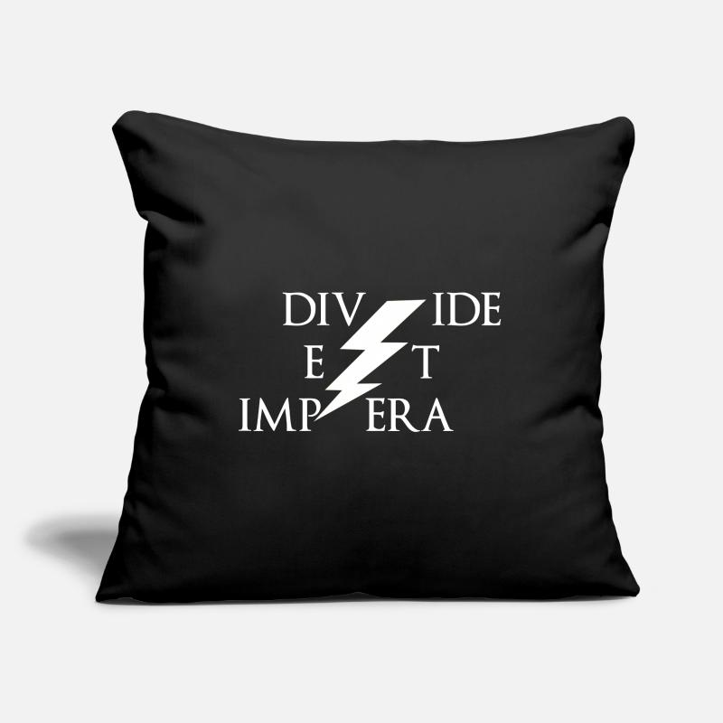 Divide et impera Latein Herrschaft Sofakissenbezug 45 x 45 cm