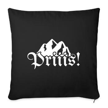 Schnupftabak Tabak Priis - Sofakissenbezug 45 x 45 cm - Schwarz - Vorne